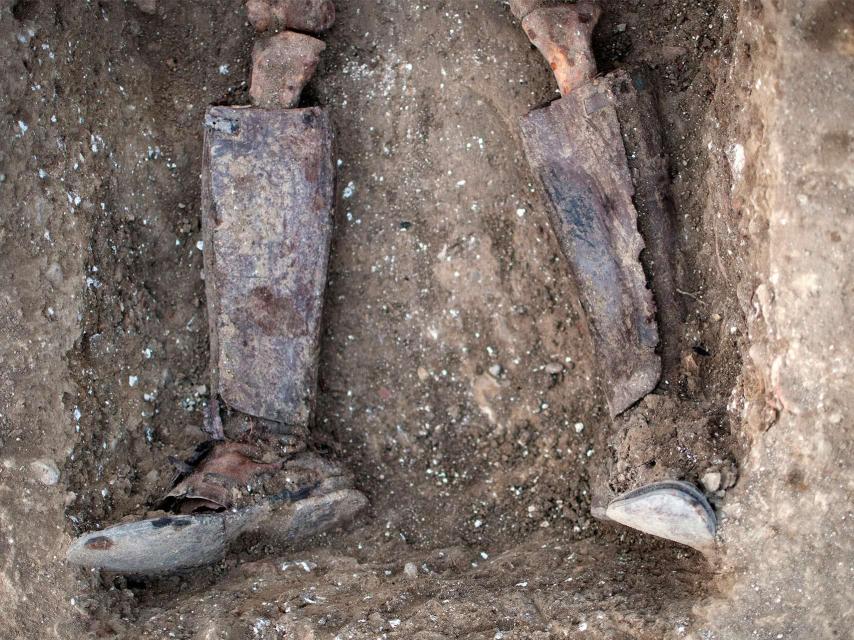 Un militar del batallón ciclista y leal a la República fue enterrado con su traje militar.