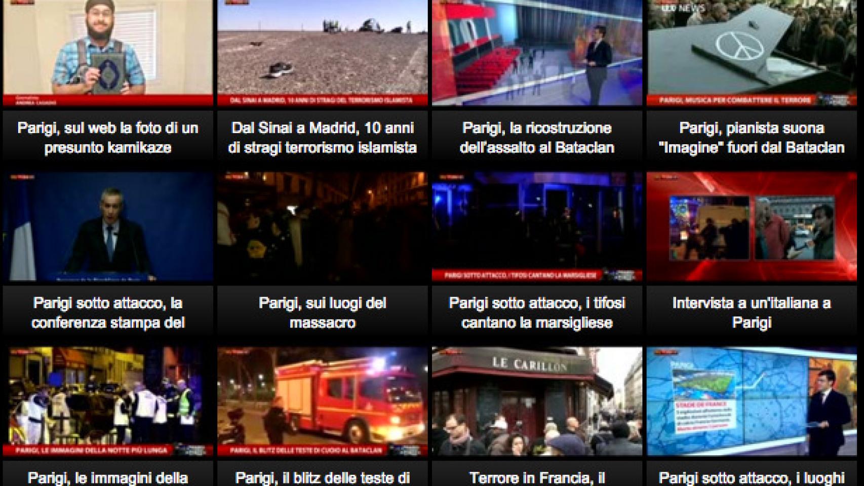 Imagen del archivo web de Sky TG24.