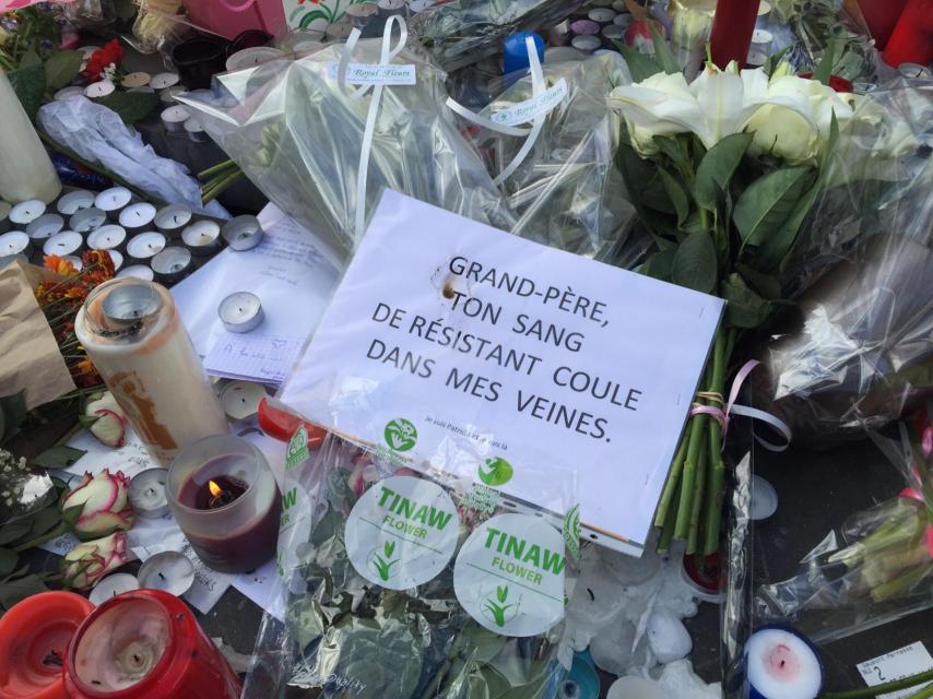 Un ramo para el abuelo.