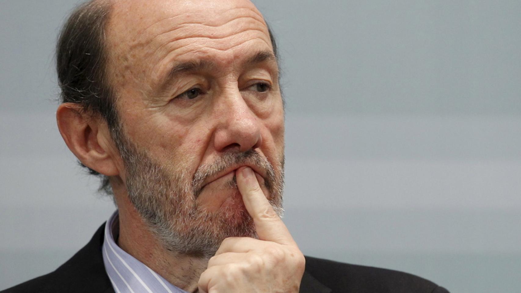 El exlíder del PSOE Alfredo Pérez Rubalcaba.