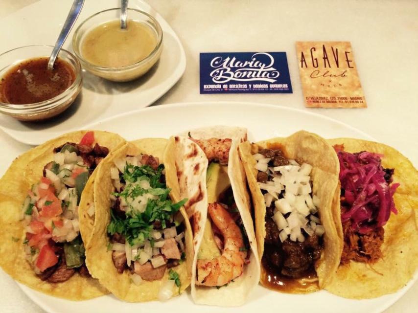 Maria Bonita Taco Bar en la calle Duque de Liria, 9, de Madrid. / Maria Bonita