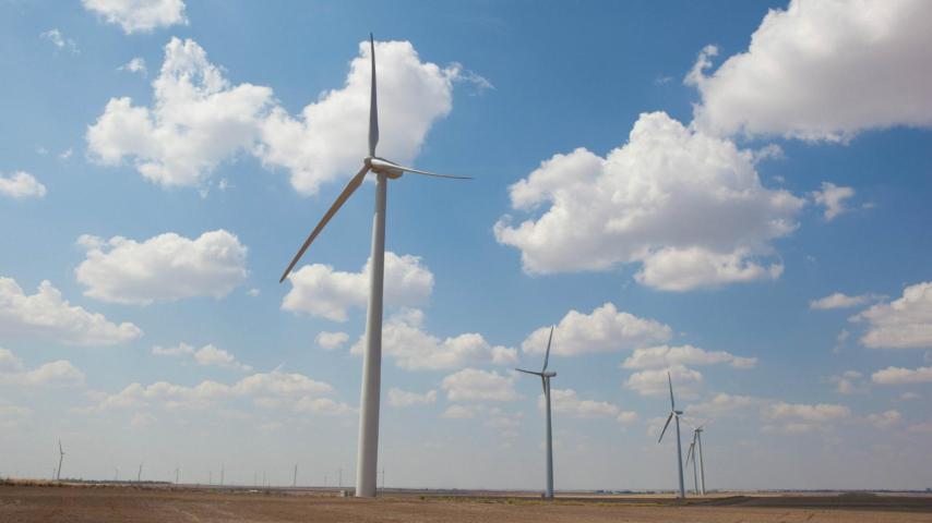 Un parque eólico de Enel en EEUU.