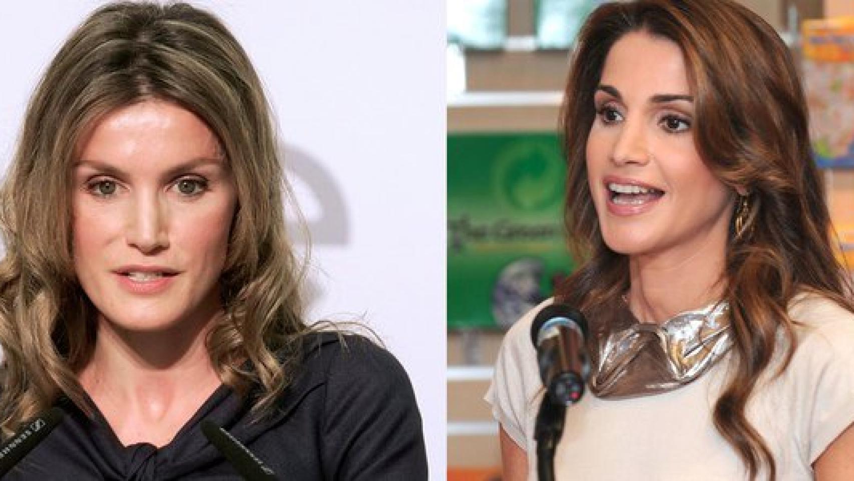 Rania y Letizia cuando eran casi iguales