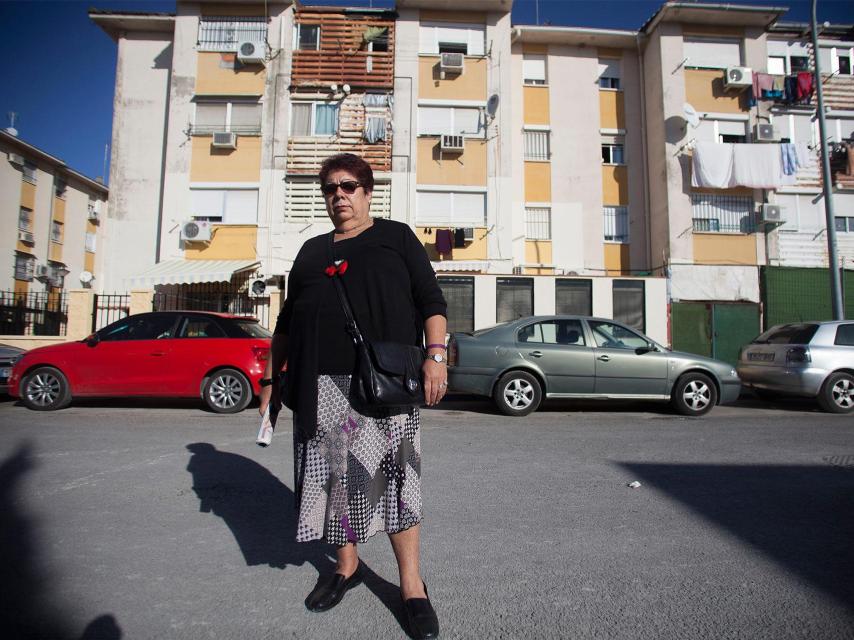 Nati, vecina del barrio.