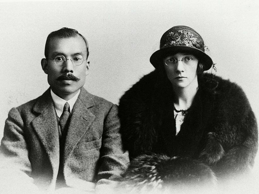 Masataka Taketsuru y Rita Cowan.