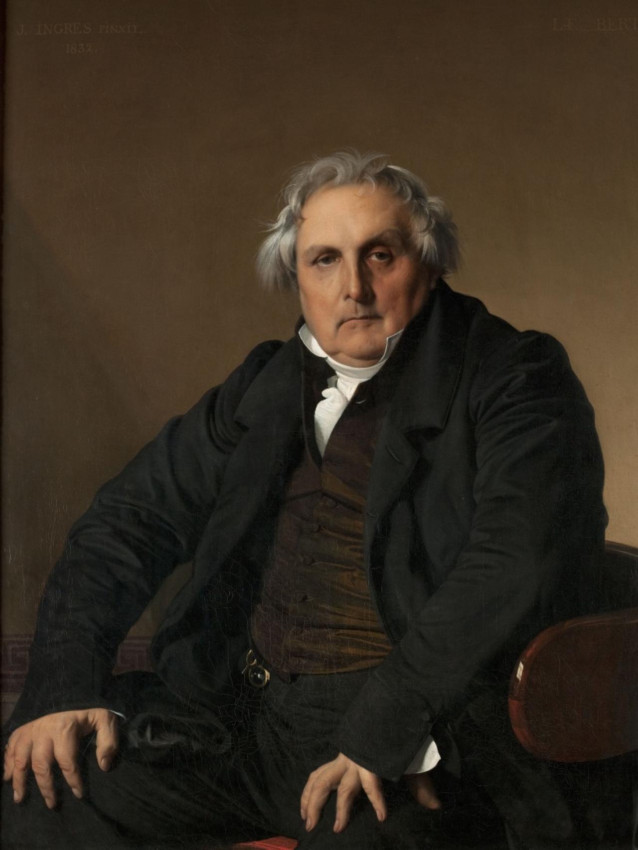 Retrato de Louis-François Bertin.