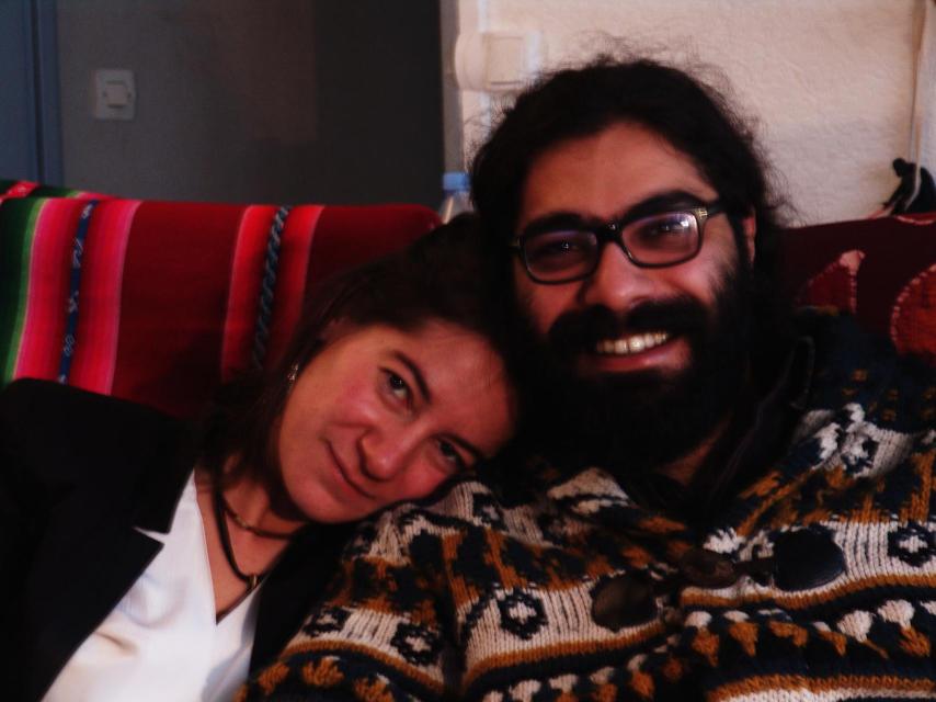 La pareja francosiria.