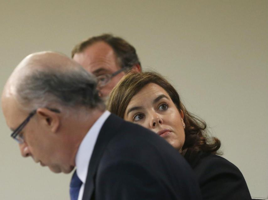 Sáenz y Montoro, en una rueda de prensa.