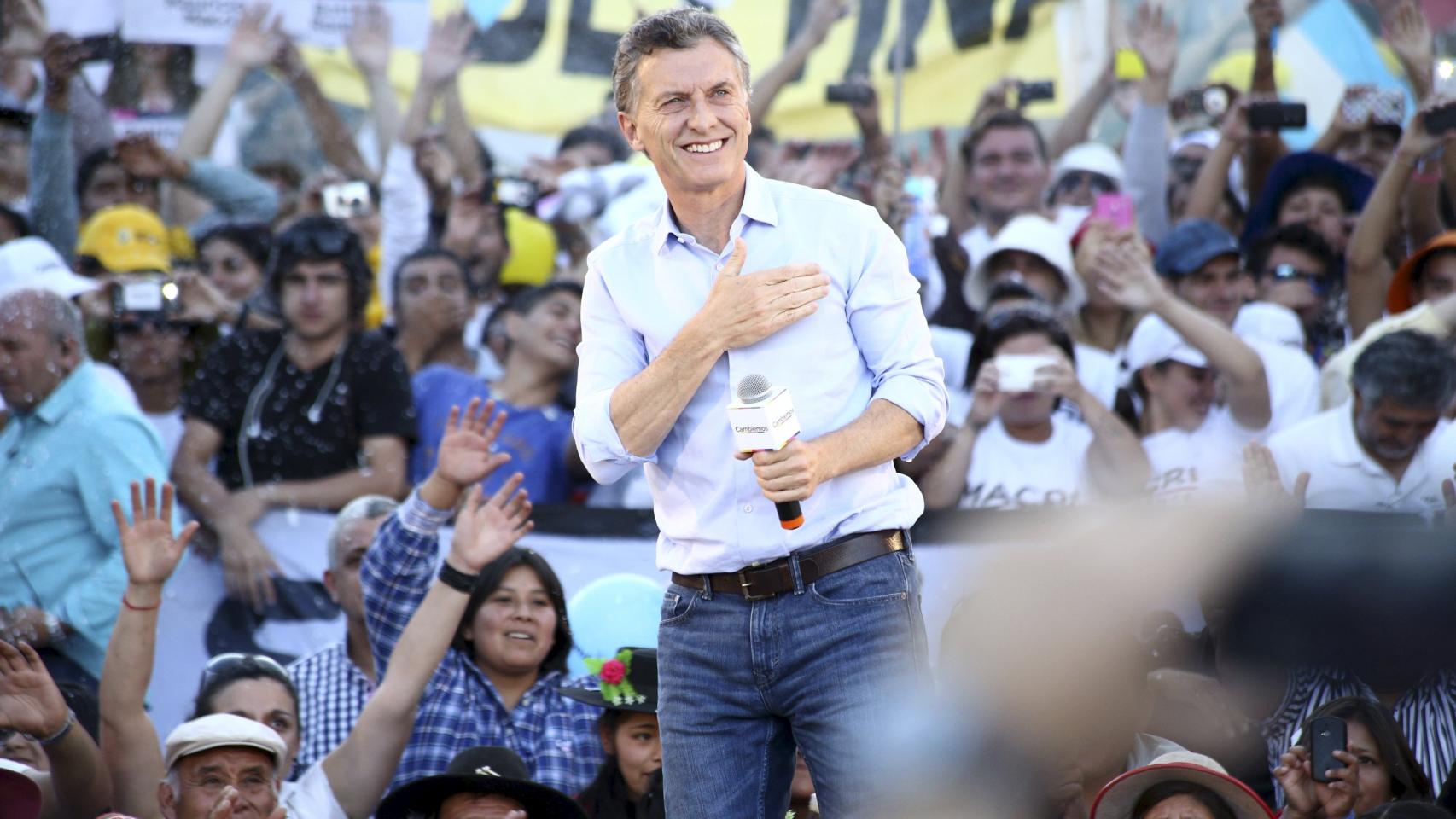 En la primera vuelta de las presidenciales, Macri terminó a sólo 3 puntos.