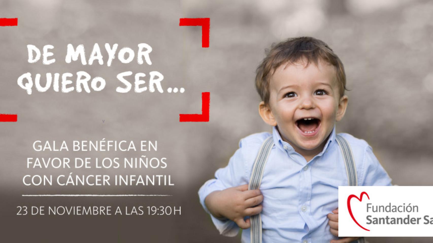 Cártel promocional de la gala benéfica