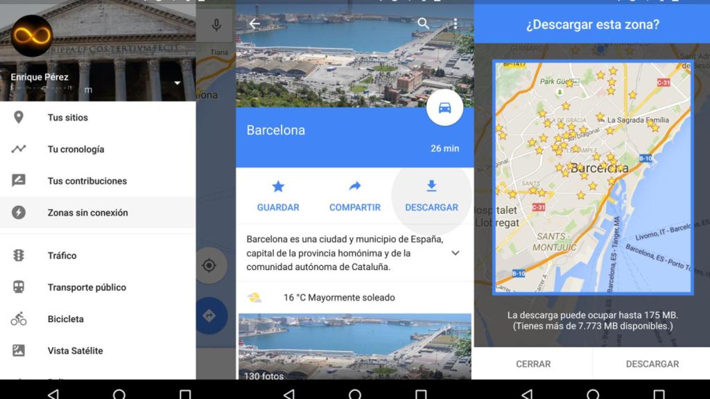 Cómo descargar mapas de Google Maps para tenerlos offline