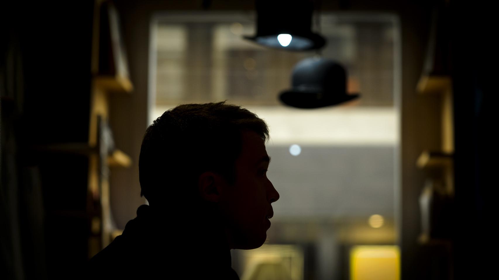 Errejón, en la entrevista celebrada en la librería Ocho y Medio.