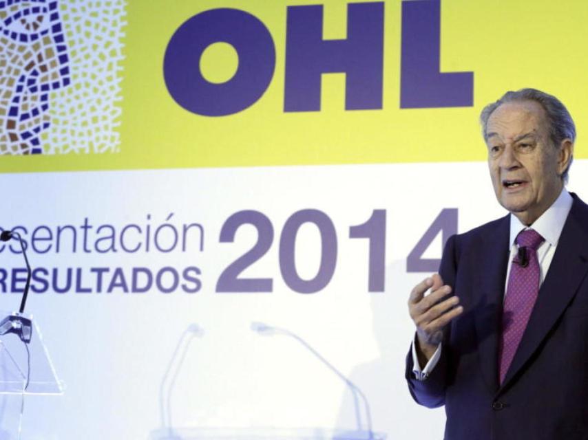 El presidente de OHL, Juan Miguel Villar Mir