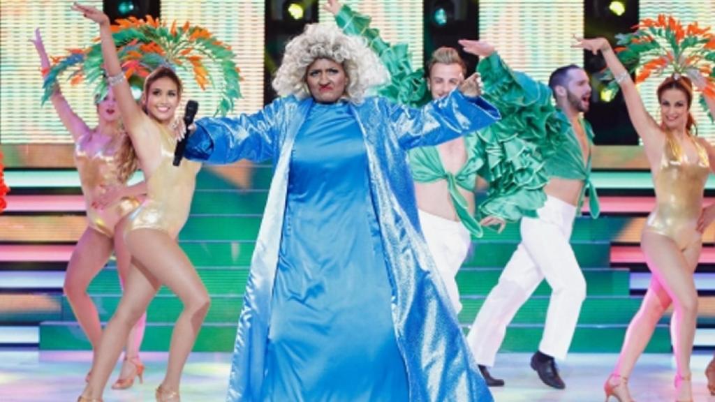 Silvia Abril como Celia Cruz en 'Tu cara me suena' (Atresmedia)