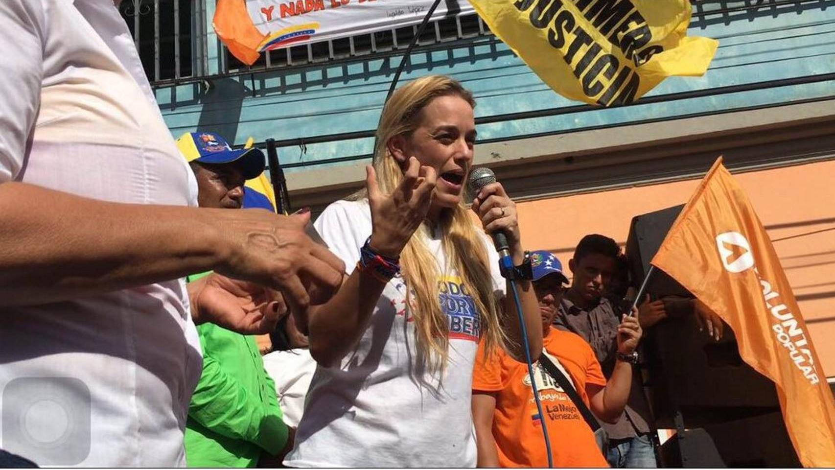 El mitin minutos antes de producirse el crimen