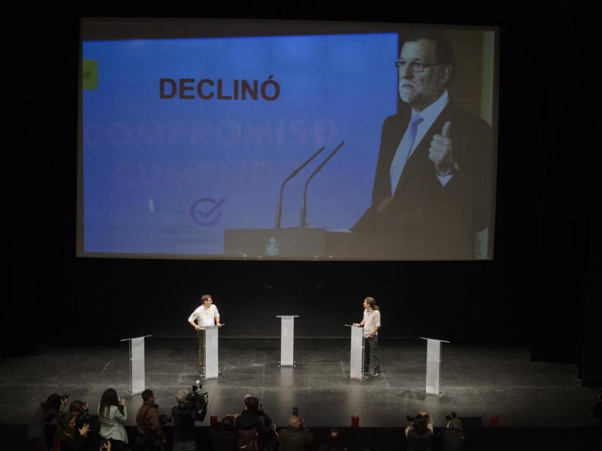 Sánchez y Rajoy no han asistido al debate universitario.