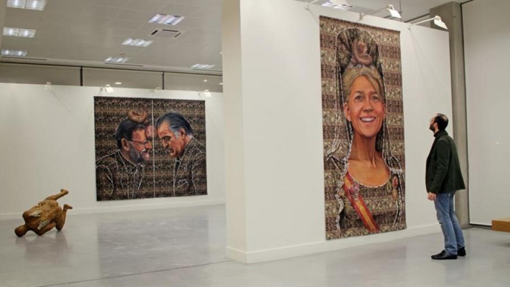 Exposicion censurada Ausín Sainz, en Salamanca.