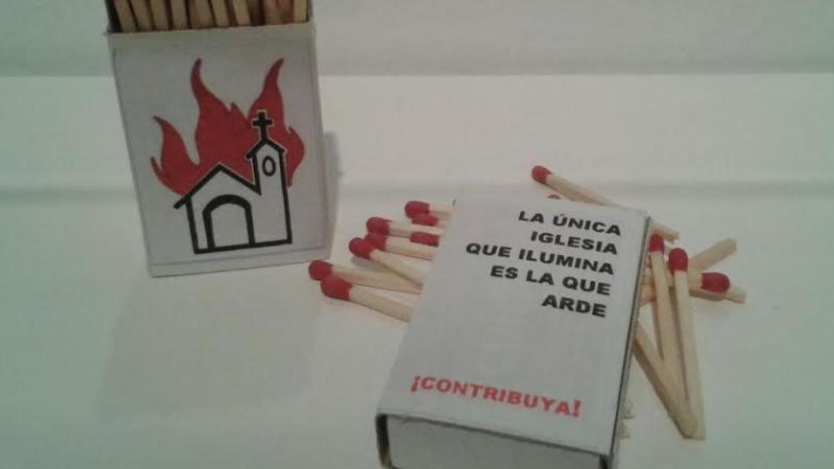 Los fósforos que incendiaron el Museo Reina Sofía.