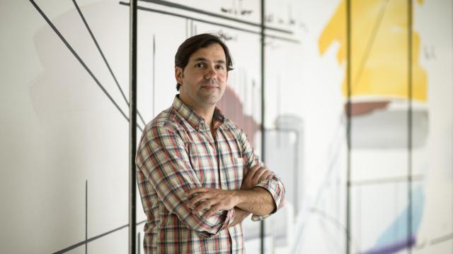 El alcalde de Valdemoro en el Consistorio.