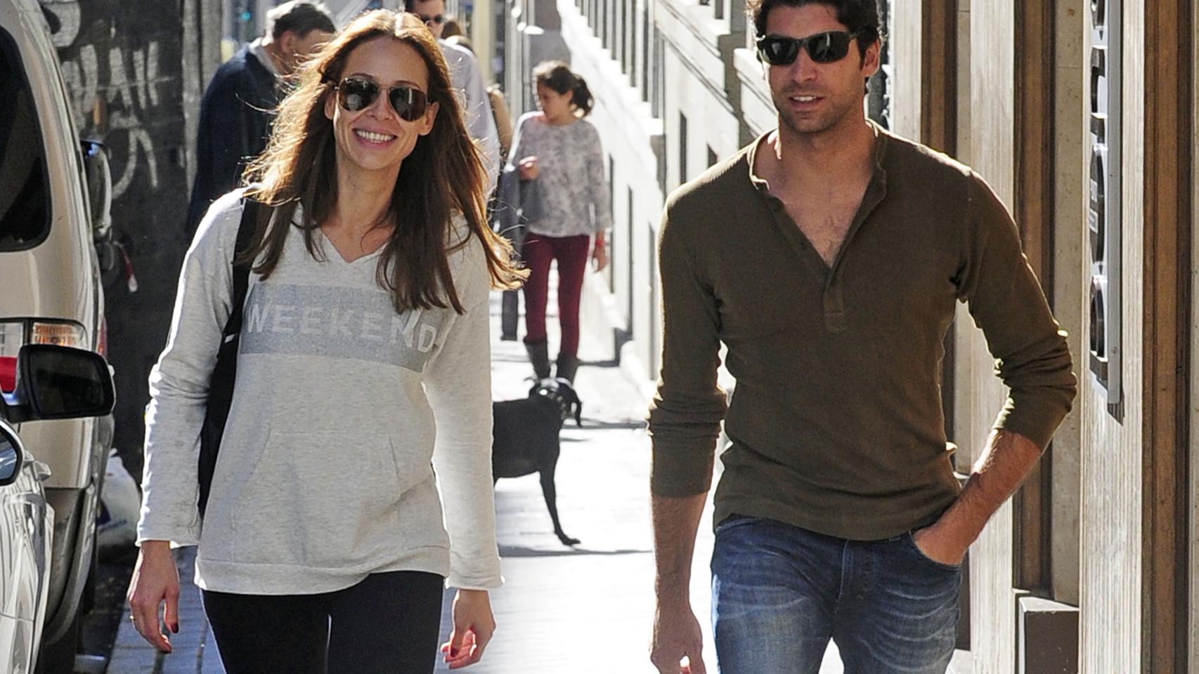 Los recién casados por las calles de la capital