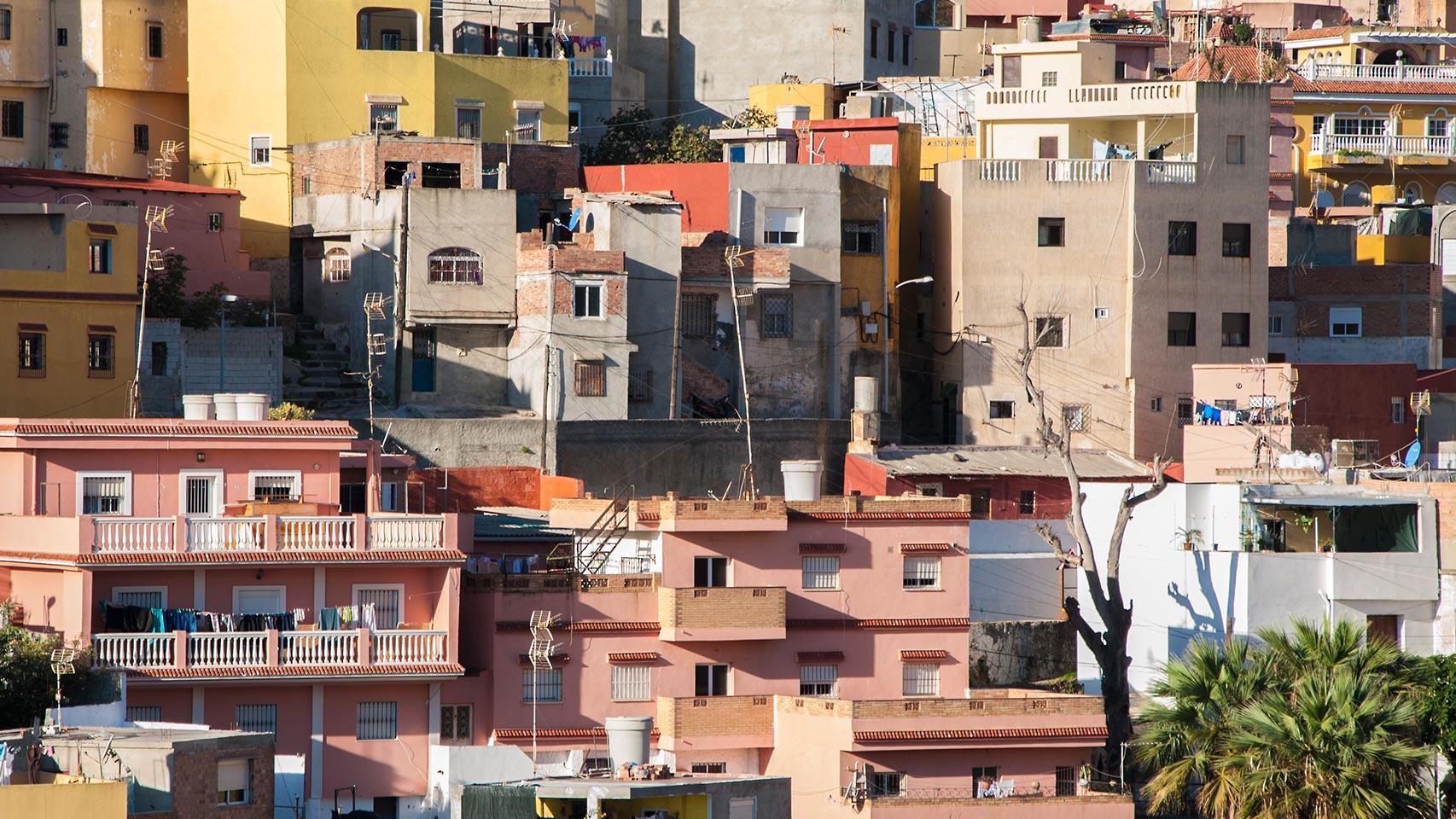 Vista general del barrio.