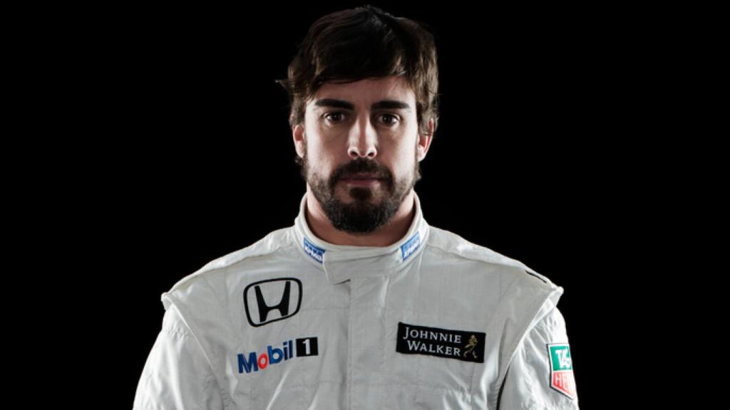 Fernando Alonso en una imagen promocional de McLaren