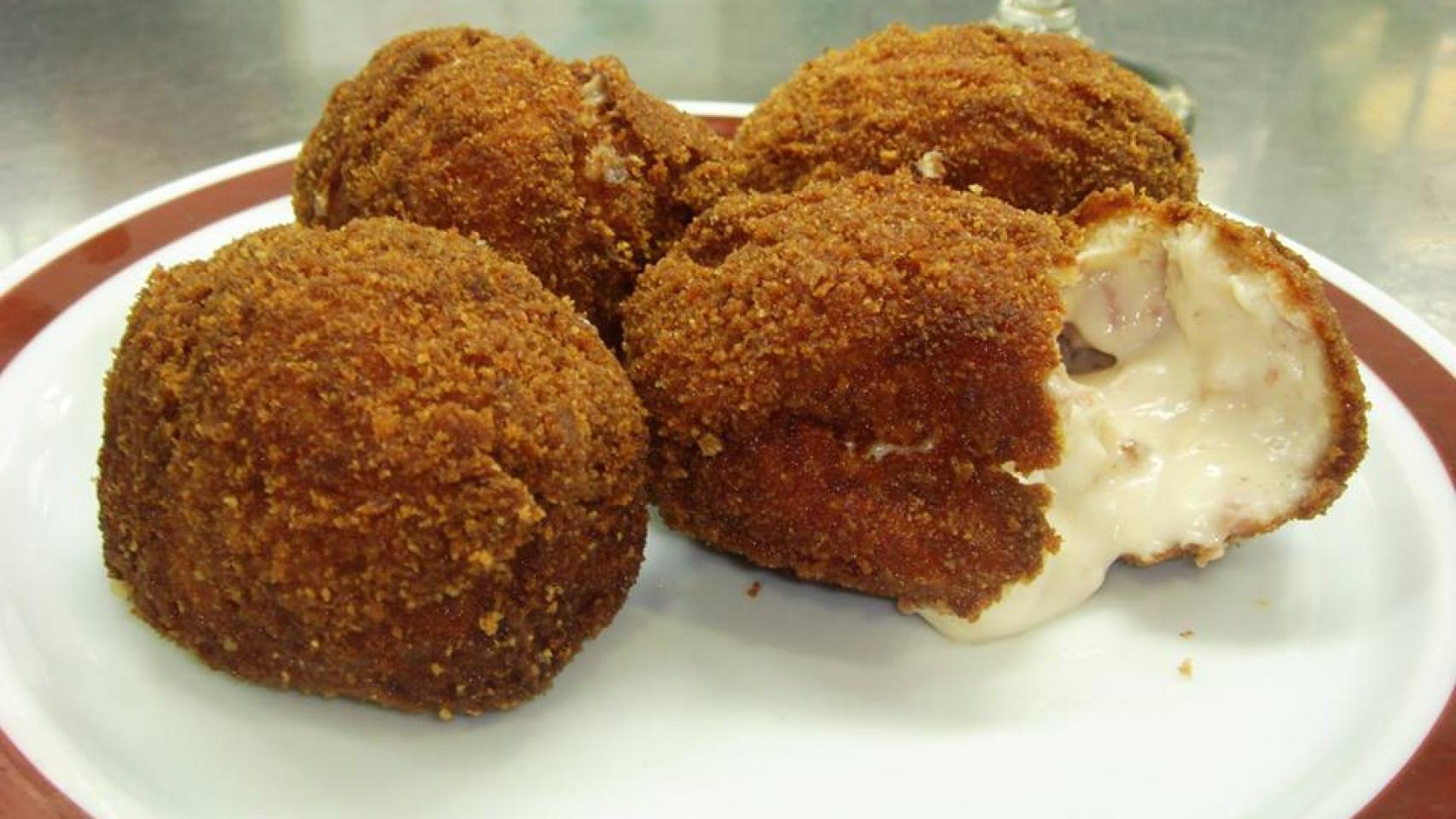 Croquetas especialidad del restaurante Melo's