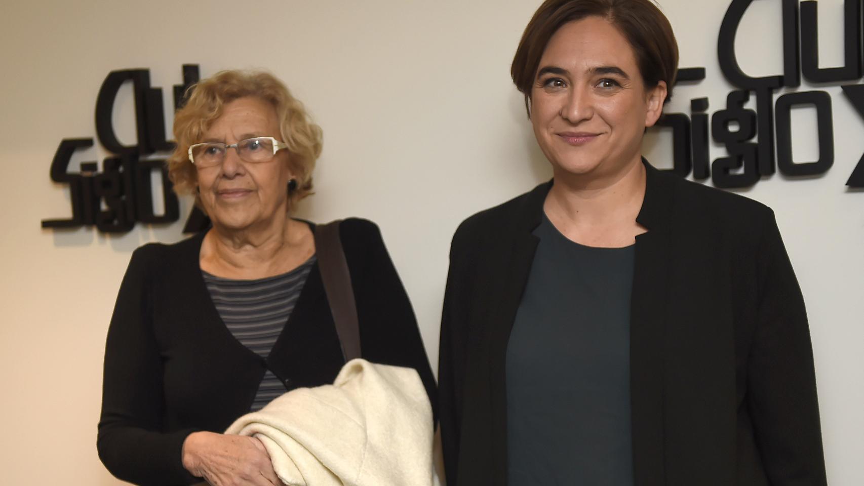 Carmena y Colau han demostrado su buena sintonía política y admiración