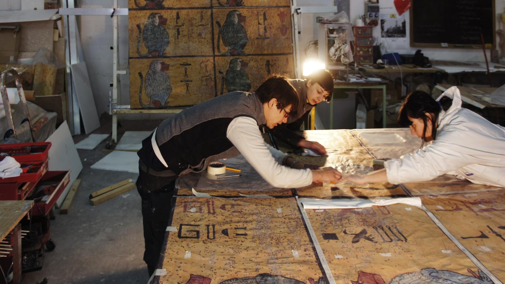 La producción del facsímil.