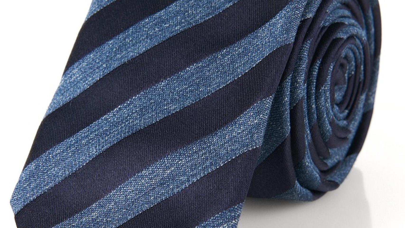 Corbata de seda de Hugo Boss que lucía Rivera en el debate