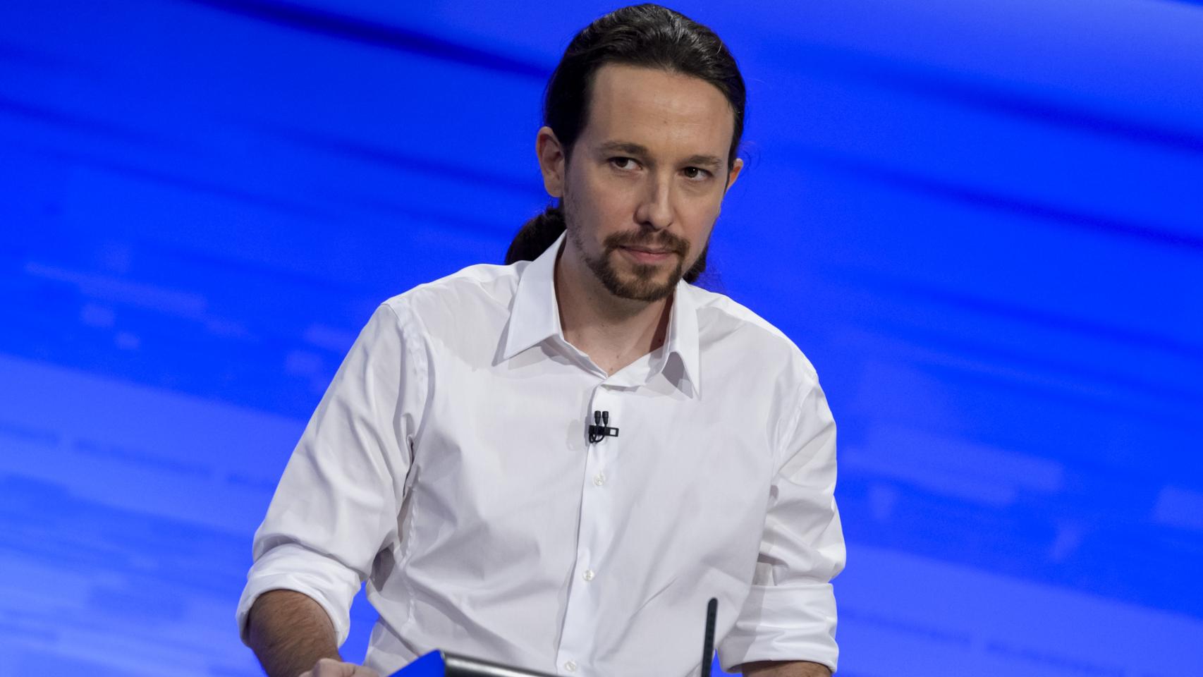 Pablo Iglesias, en un momento del debate.