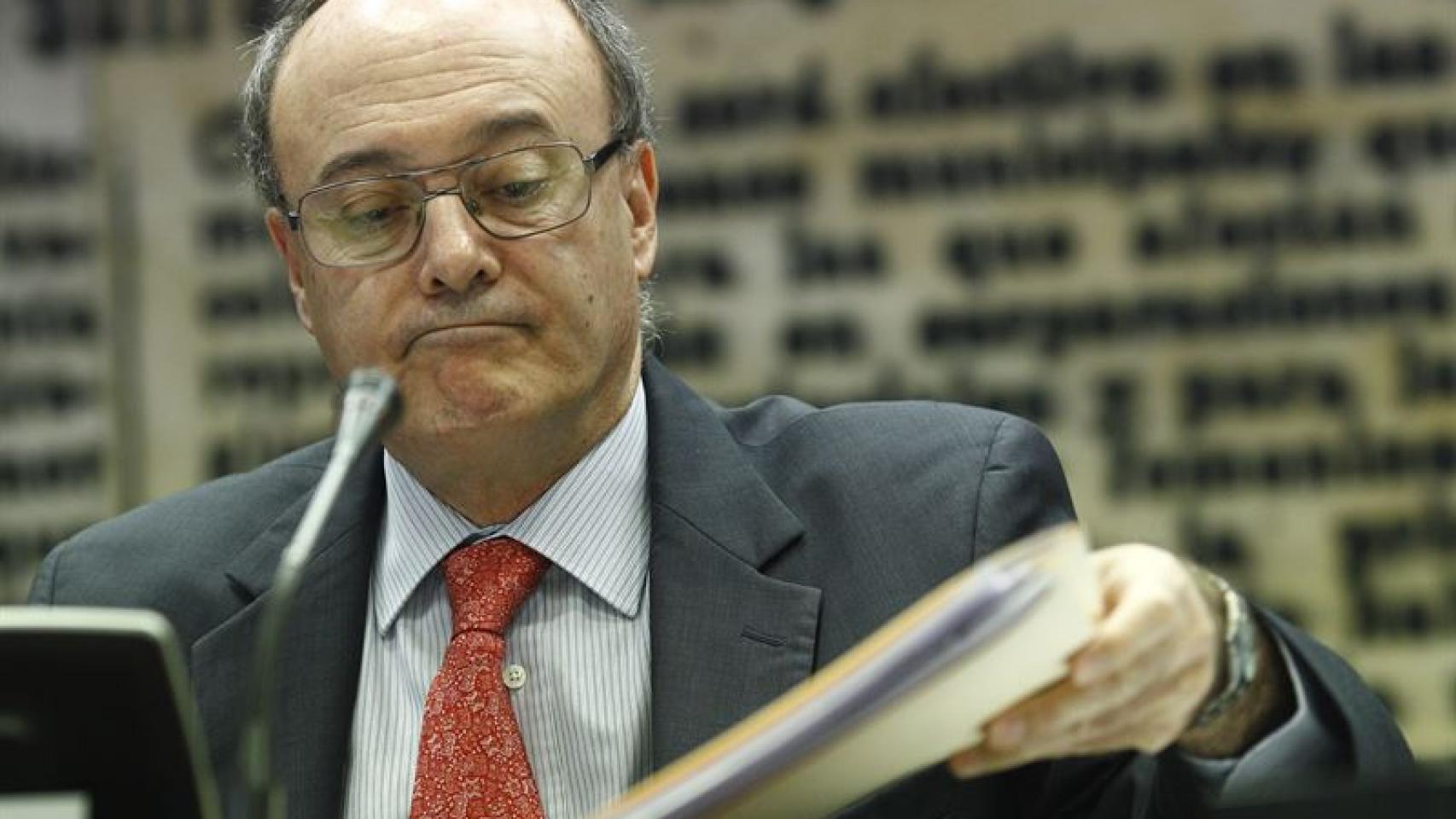 Luis María Linde, gobernador del Banco de España.