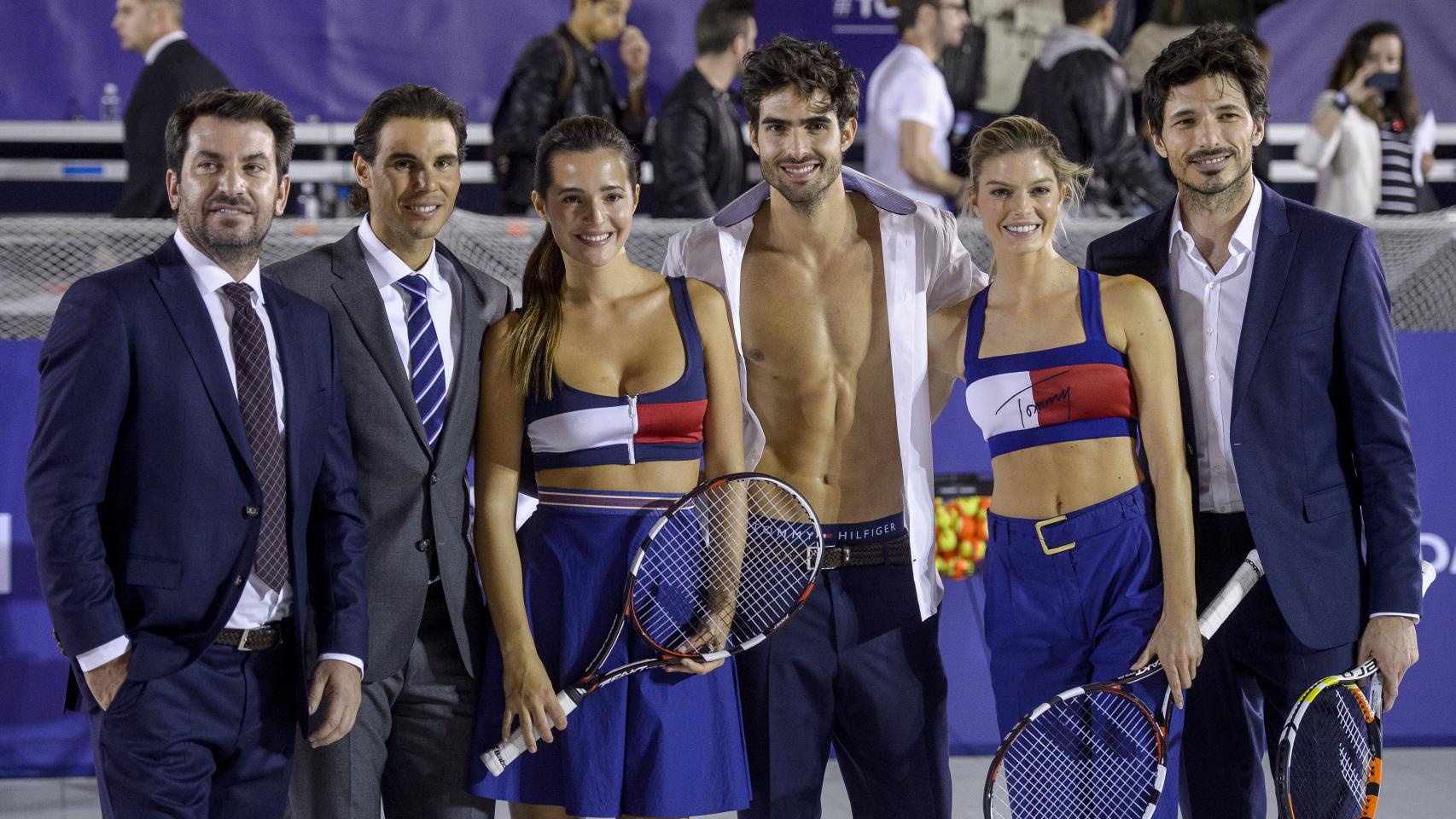 Valls, Nadal, Malena, Betancourt, Tosio y Velencoso como el equipo Tommy