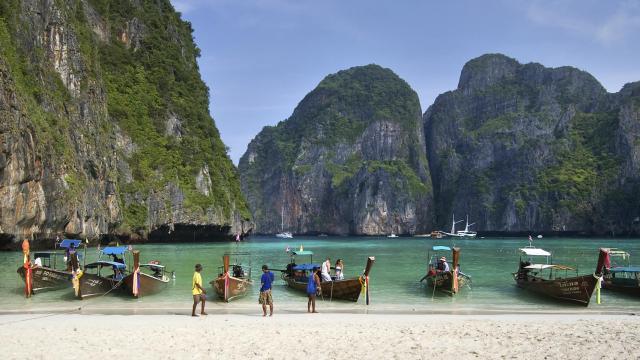 La playa de Maya Bay en Koh Phi Phi. Gtres