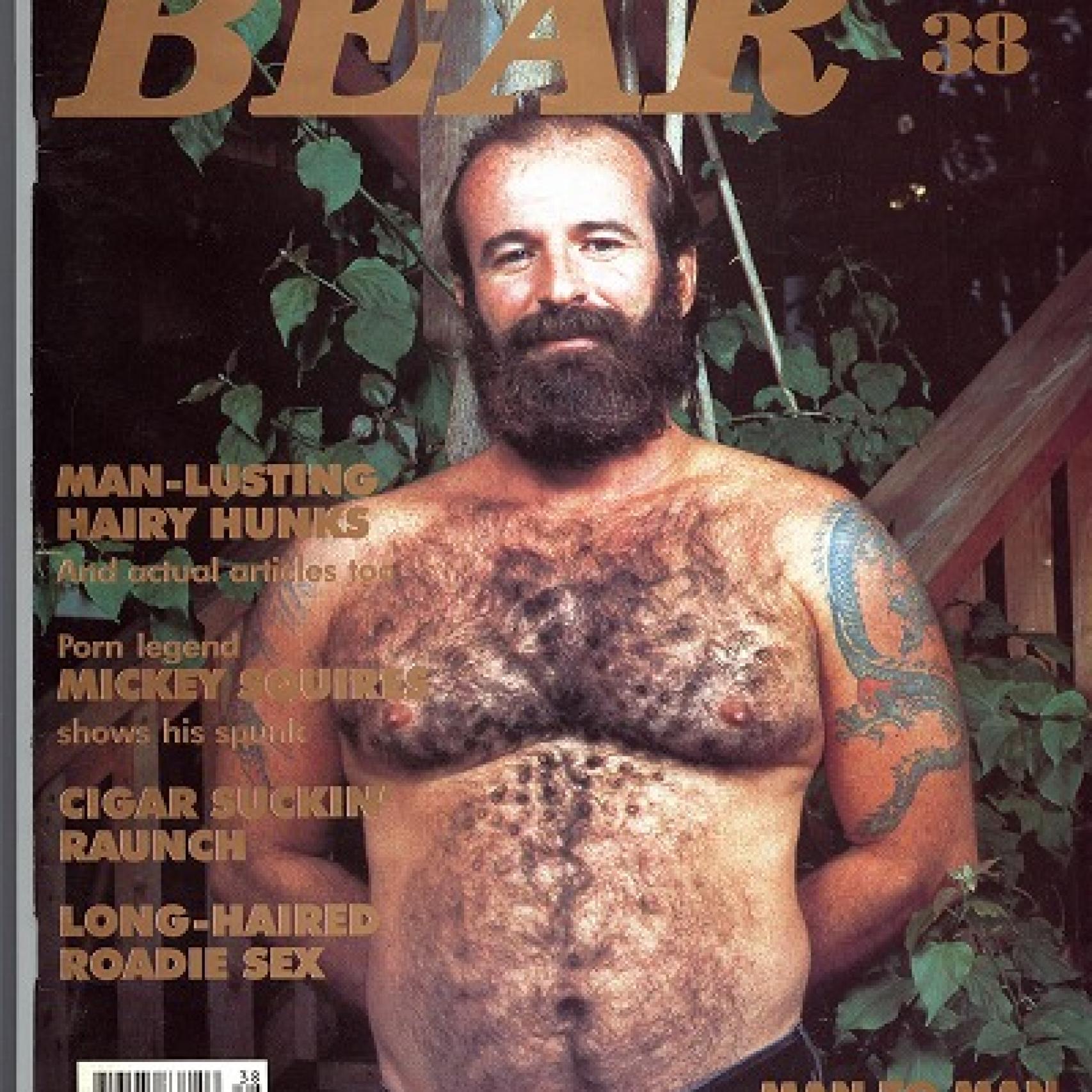 Ejemplar de la revista Bear magazine: la masculinidad sin adornos. Bear magacine