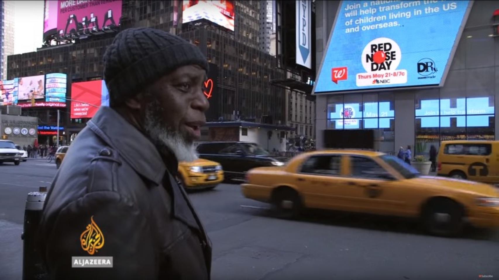 Otis Johnson, protagonista del documental de Al Jazeera.