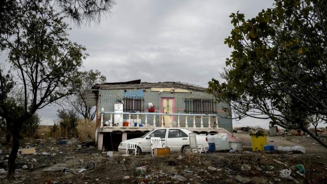 Vivienda ilegal en la Cañada