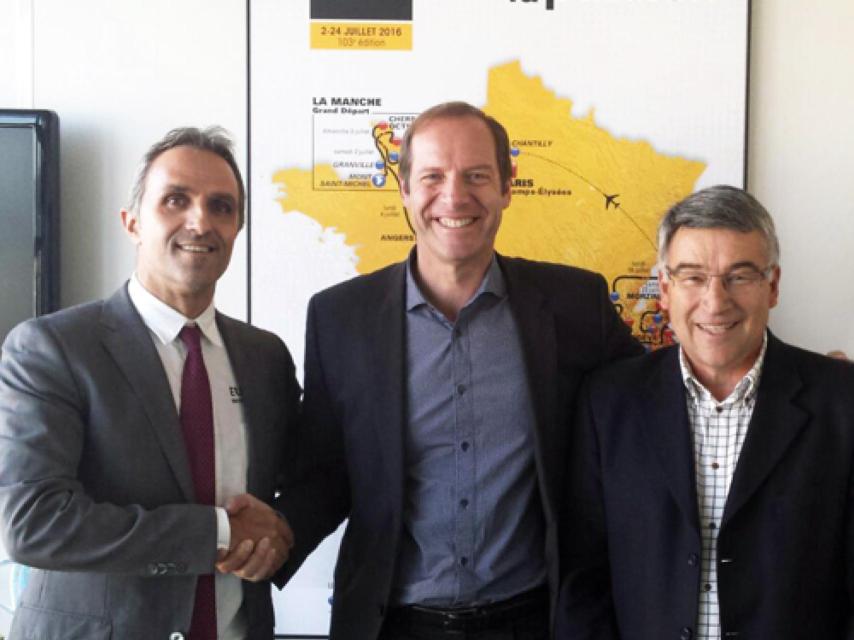 Odriozola, Prudhomme y Lafargue en su reunión de París.