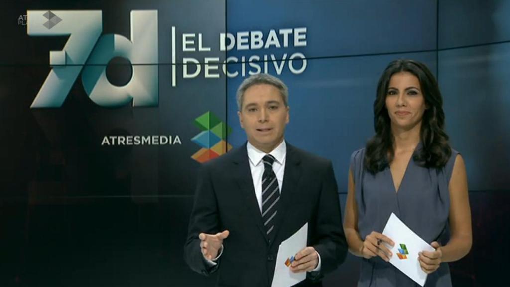 Así será el orden y la posición en plató de los políticos en el debate de Atresmedia