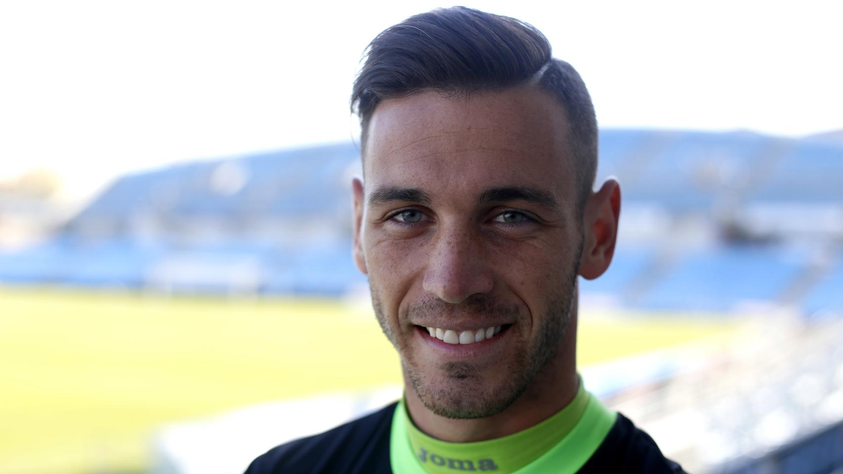 Álvaro Vázquez, en el Coliseum Alfonso Pérez. / Pablo Mateos