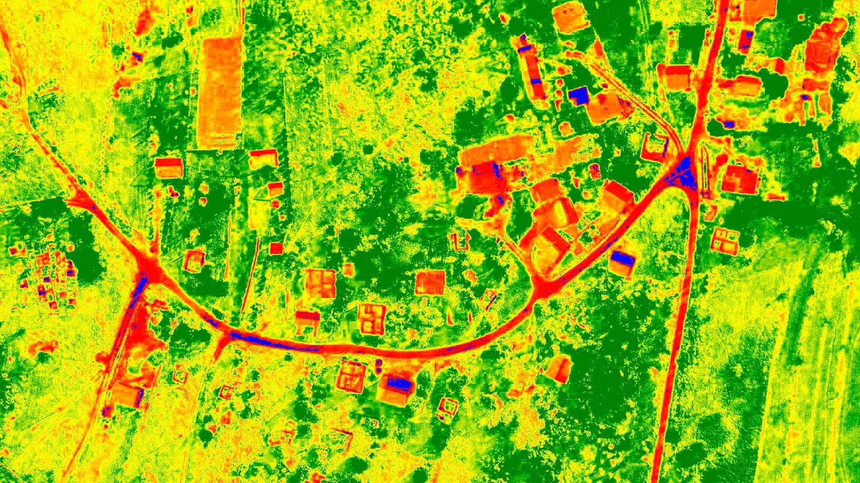 Imágenes de uno de los drones.