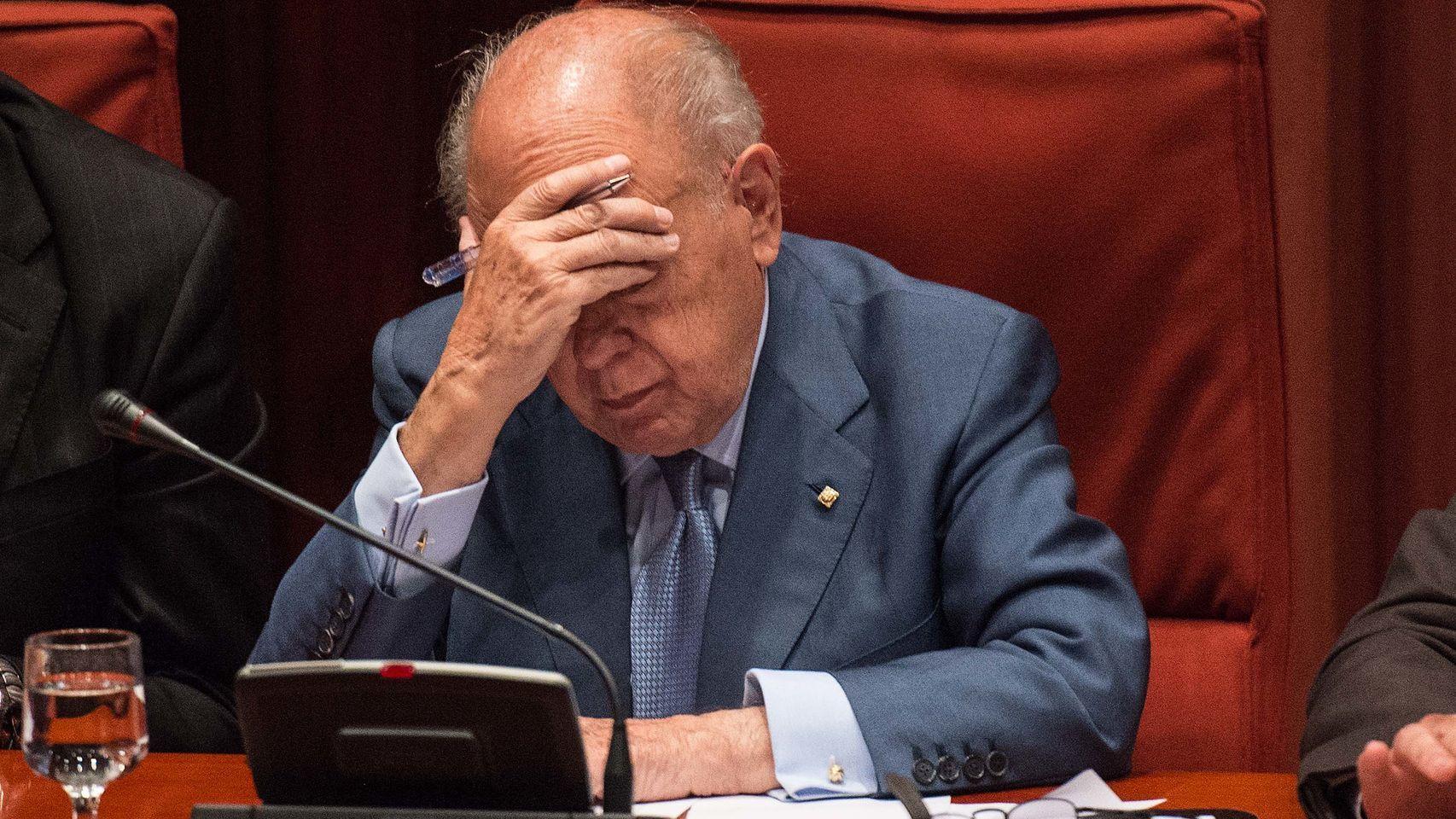 Jordi Pujol, en su comparecencia en el Parlament.