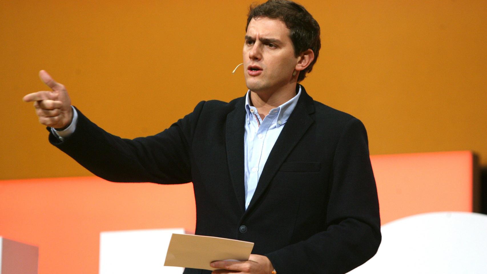 Albert Rivera durante su mitin en Tarragona