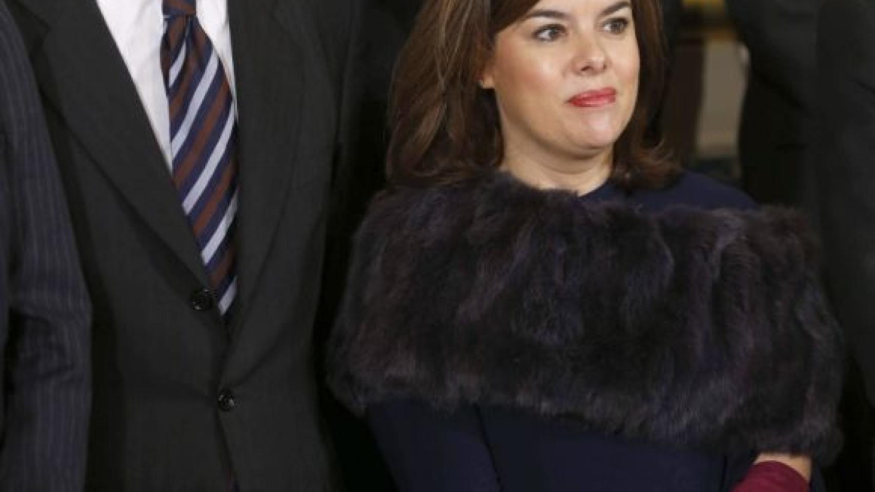 Soraya muy elegante y favorecedora con un outfit de Eduardo Rivera