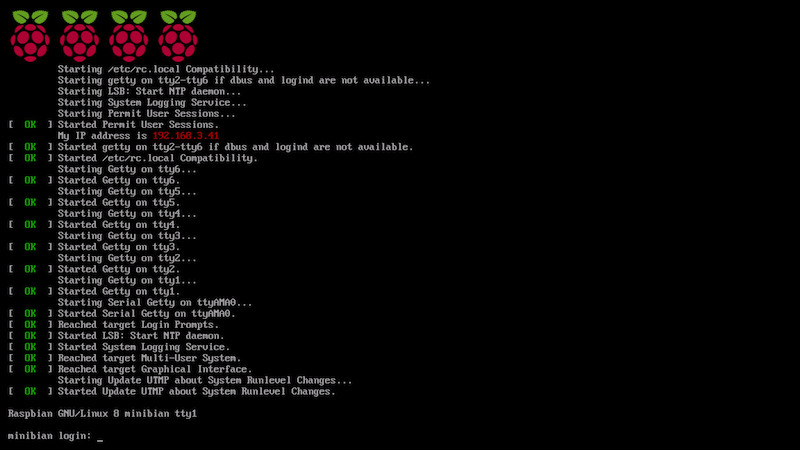 minibian sistema raspberry pi