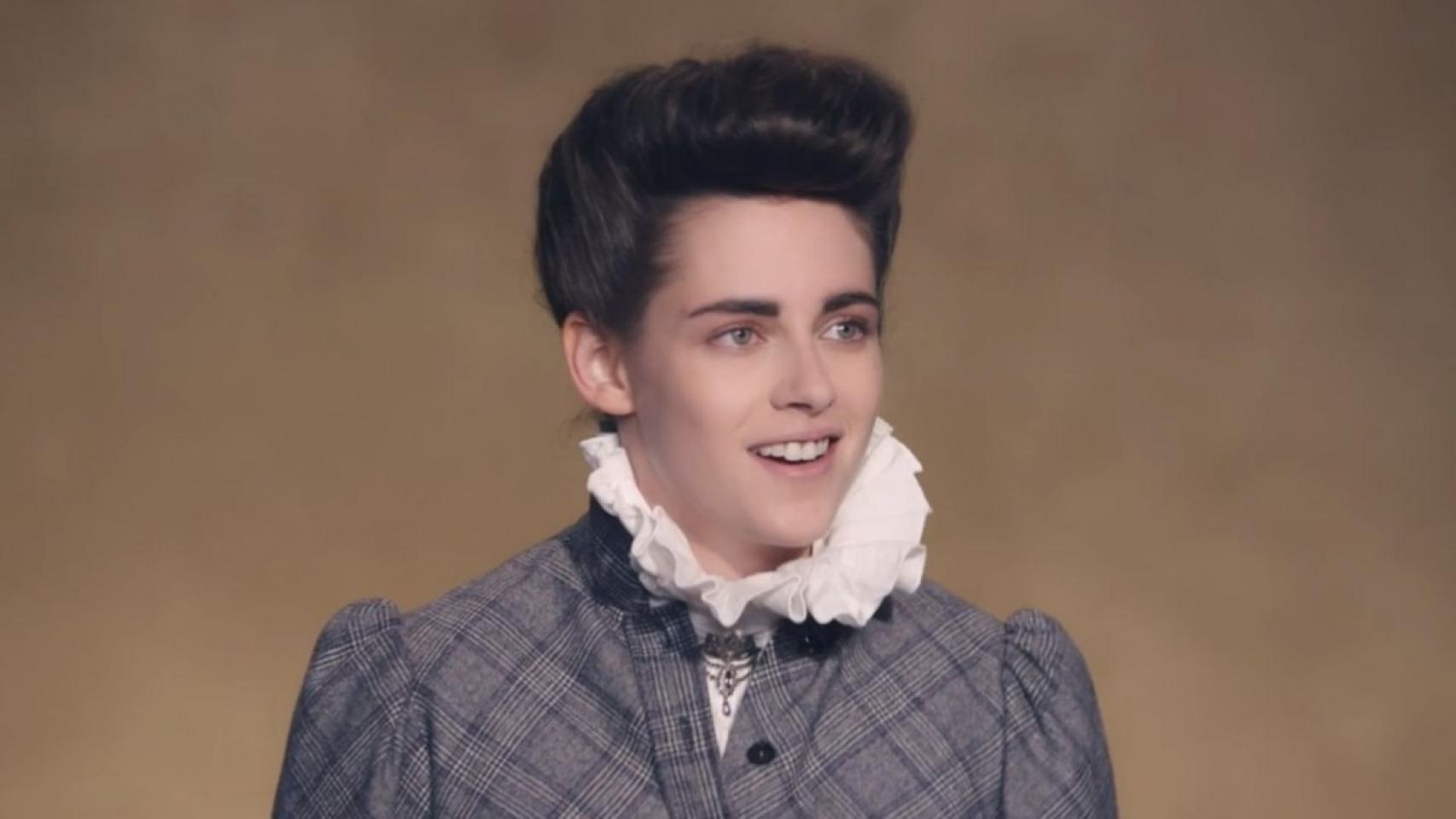 Kristen Stewart en el rodaje de Once and Forever. Chanel