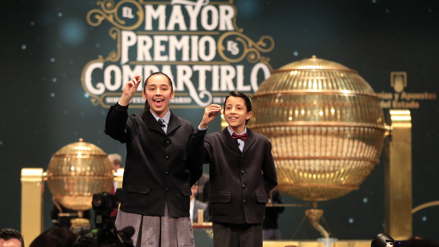 El sorteo del Gordo de la navidad de 2014. Gtres