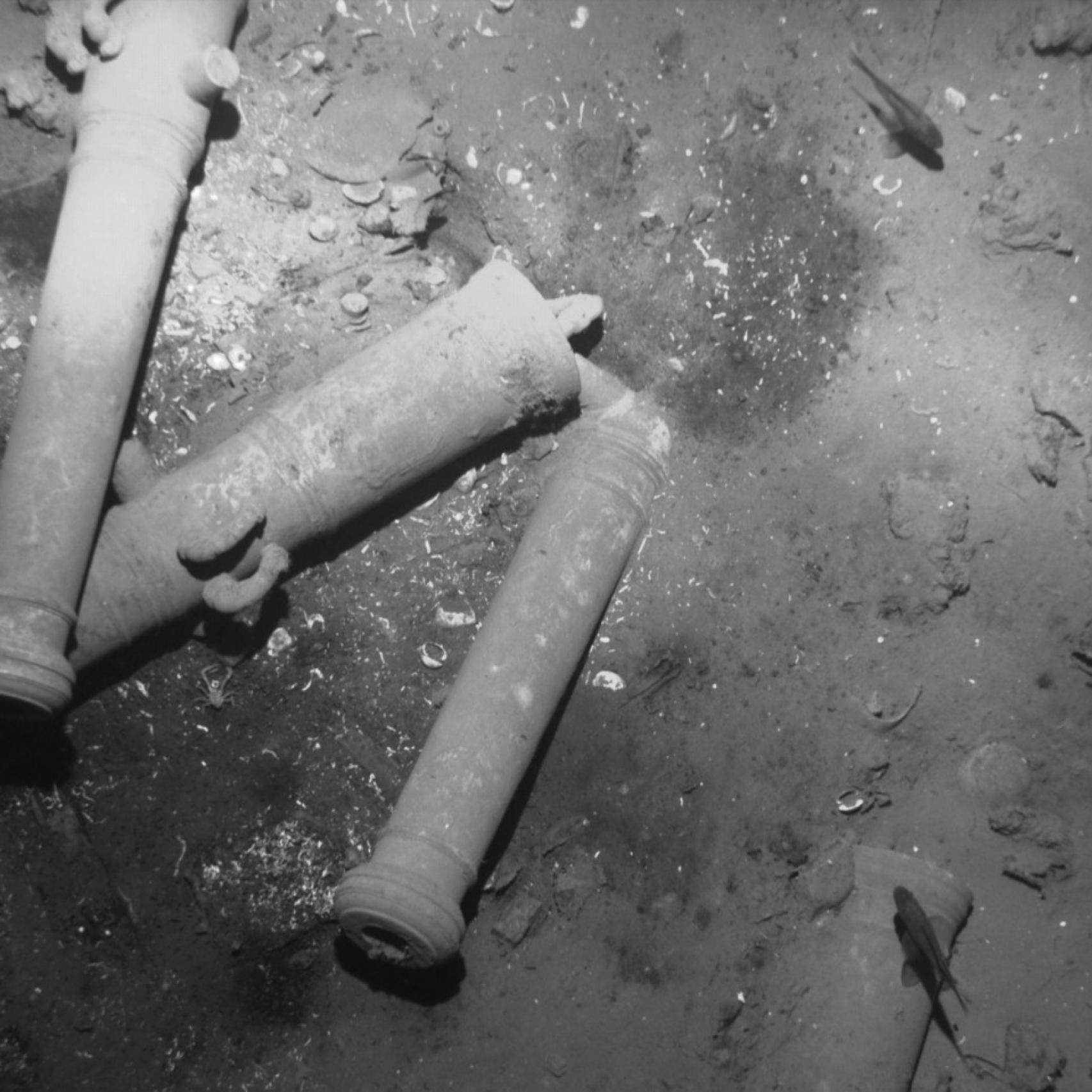 Imagen del yacimiento subacuático del San José.