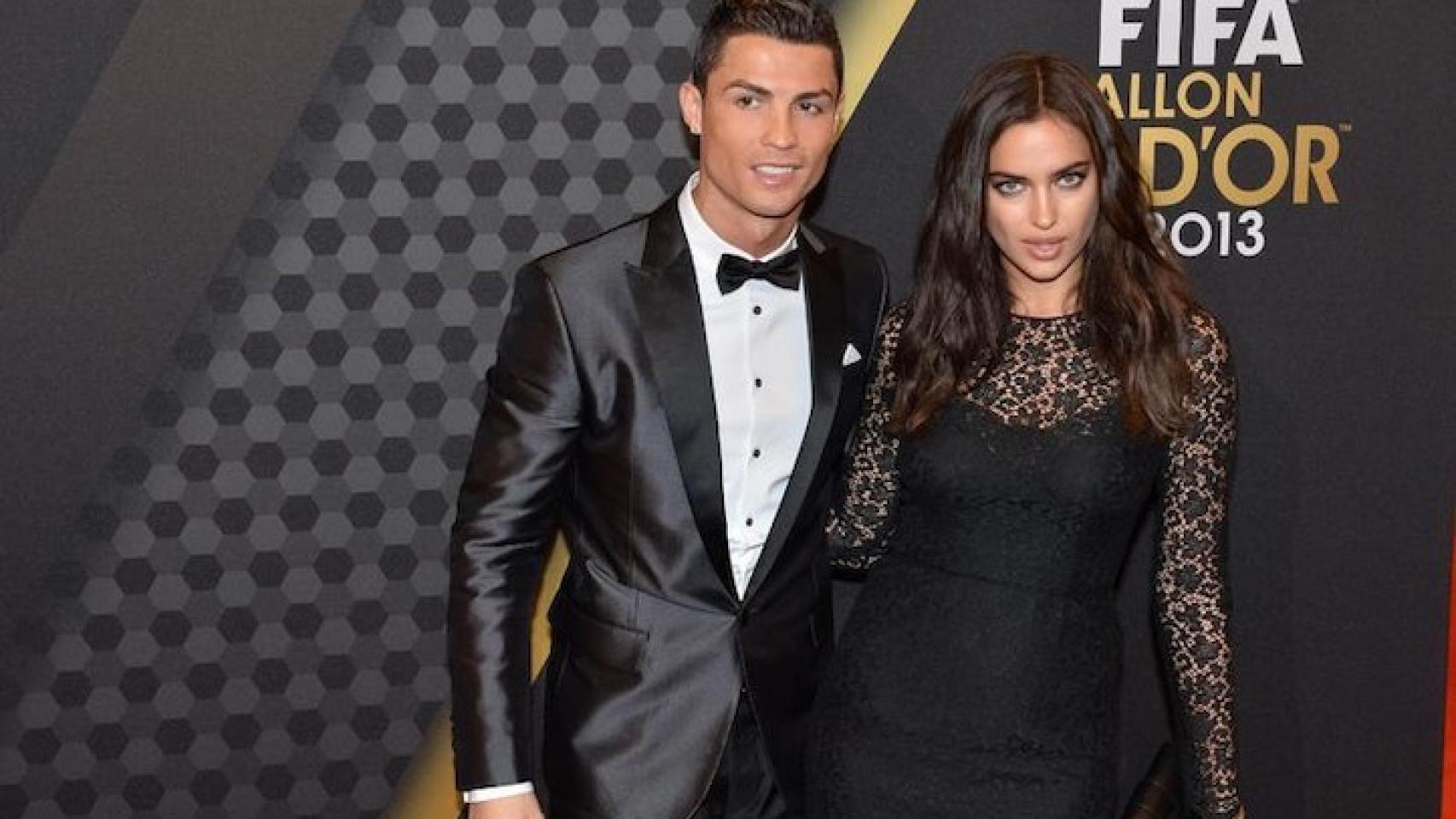 Cristiano e Irina se dejaban ver juntos en todos los actos oficiales del jugador