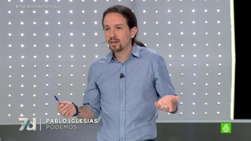 Pablo Iglesias, ganador de 'El Debate Decisivo' de Atresmedia